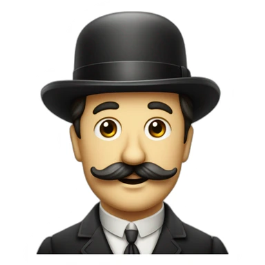 Dictateur des années 1940 en Allemagne avec Only Charlie Chaplin's moustache sticker