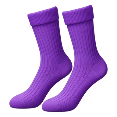 non slip socks purple sticker