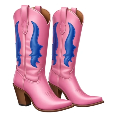 pink cowgirl boots sticker