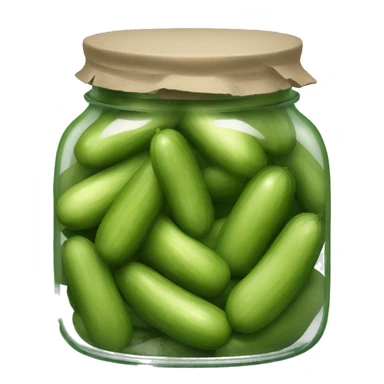 Jar of pickles sticker