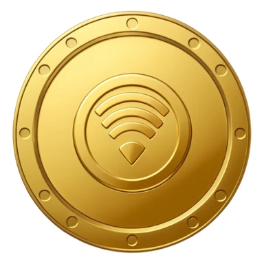 wifi money coin  sticker