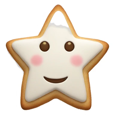 Star cookie sticker