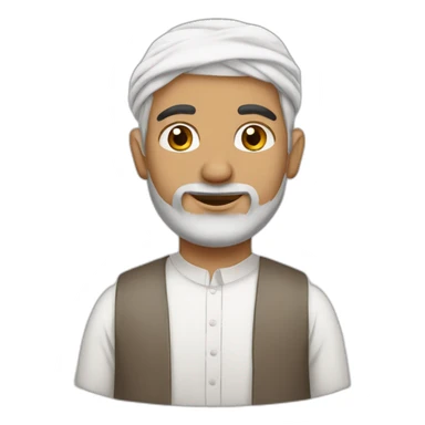 Omani white man sticker