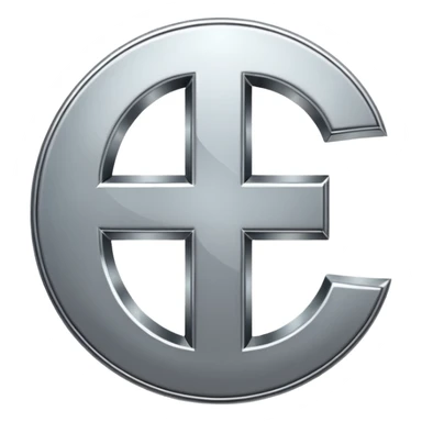 $ dollar metal symbol sticker
