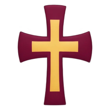 Cross of Burgundy flag sticker