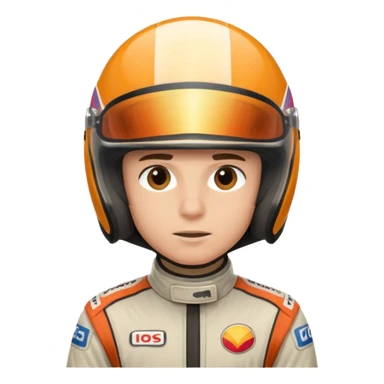 Race car driver sticker