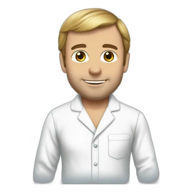 Macron en pyjama sticker