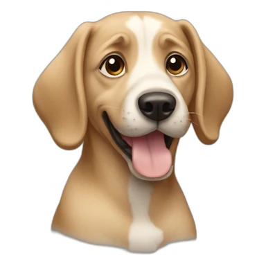 dog bishon sticker
