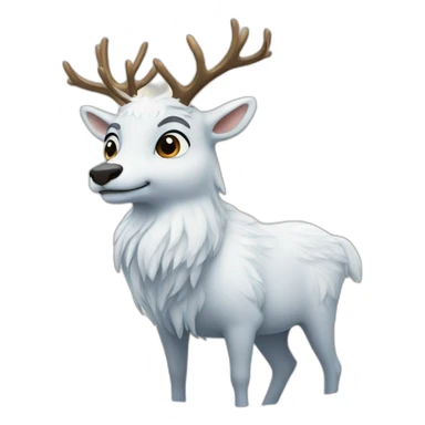 La renne des neiges sticker