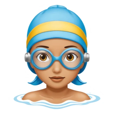 swimmer woman sticker