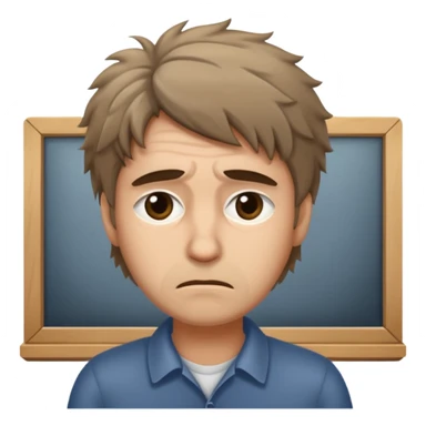 a shop owner who is not satisfied with local sales and is sad and tired of getting no response sticker