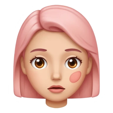 Blush nervously  sticker