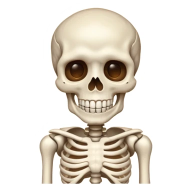 The rahhh skeleton sticker
