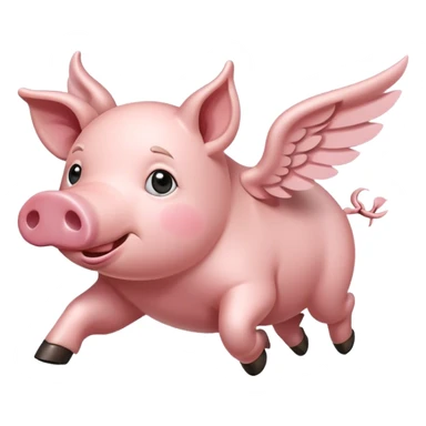 Un puerco volando  sticker