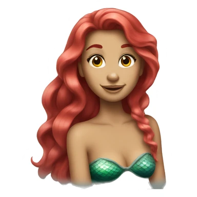 Ariel mermaid sticker