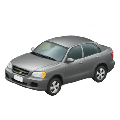 car and rocks on the road hazard sticker