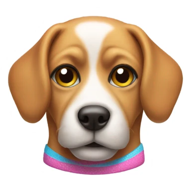 Dog in bikini sticker