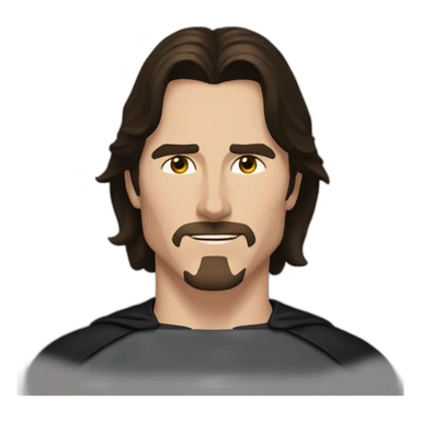 Christian bale the batman sticker