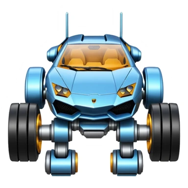 a Lamborghini from the movie Transformers  robot  sticker