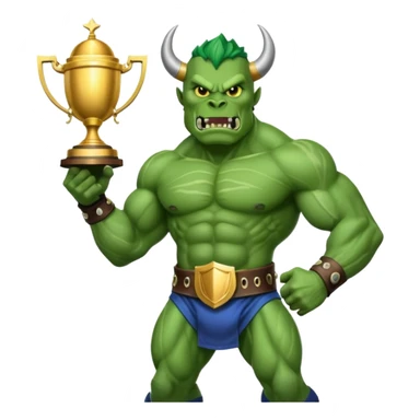 Fantasy football champion monster sticker