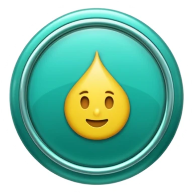 Create a custom emoji badge featuring a stylized, glossy letter “S”. Use the Platinum rank style from League of Legends: teal-green metallics, reflective surfaces, and a futuristic elegant frame. Vibrant and high readability.
 sticker