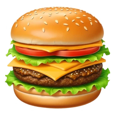 Hamburger que j’ai mangé par emoji sticker