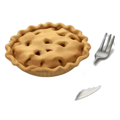 apple crumble pie sticker