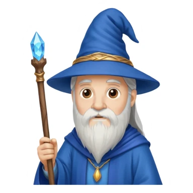 Merlin the wizard sticker