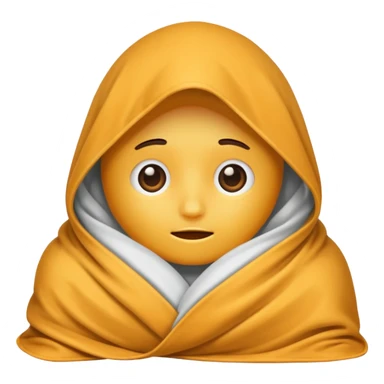 Someone under the blanket sticker