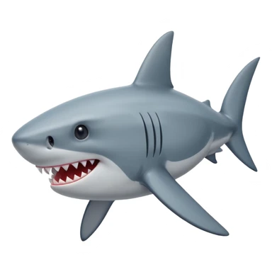 A shark with star emoji🦈⭐️ sticker