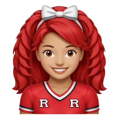 Rutgers Cheerleader sticker