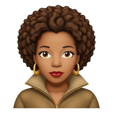 Macy Gray with dark brown hair sticker
