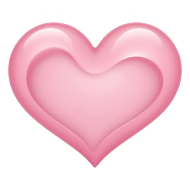 Light Pink Heart Shaped Wave sticker