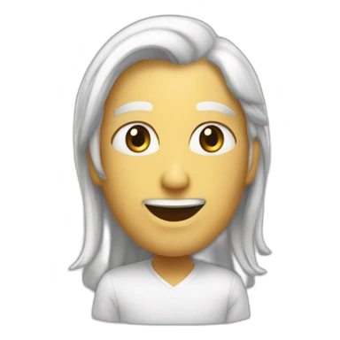 Une cœur de dans un écrit lylou sticker