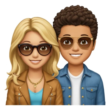 Shakira And Bruno Mars sticker
