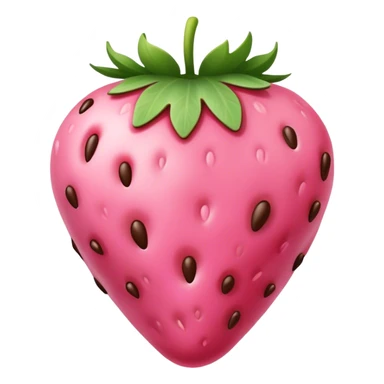 Pink chocolate covered strawberry sticker
