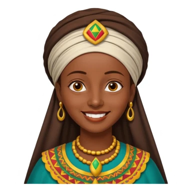 etiopien woman sticker
