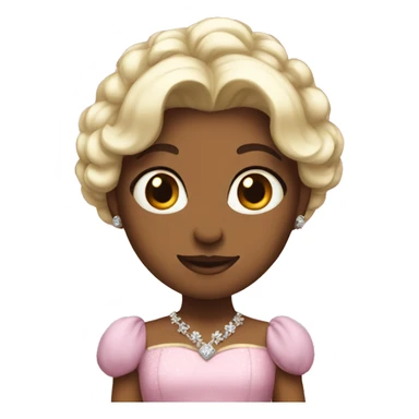 Me wearing a princess dress  sticker