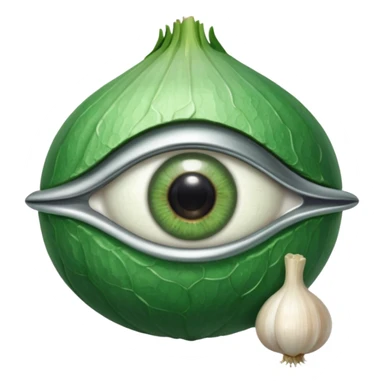 EYE KEY CHIN GARLIC sticker