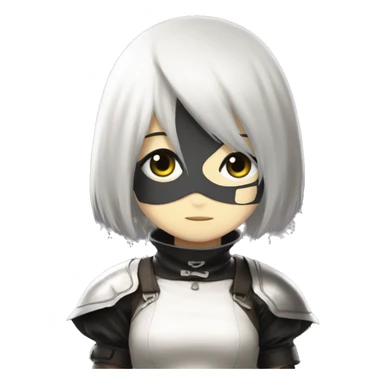 2B from NieR Automata sticker
