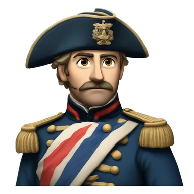 French soldier in the Crimean War sticker