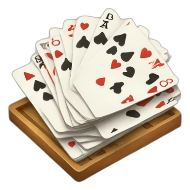 canasta card game sticker