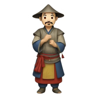 merchant Master from medieval China sticker