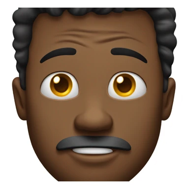 Black man grossed out sticker