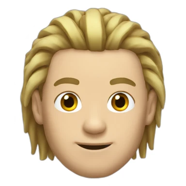 Zinedine Zidane with hair sticker