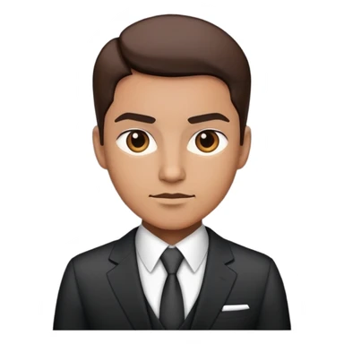 director businessconfidently wears smart business attire sticker