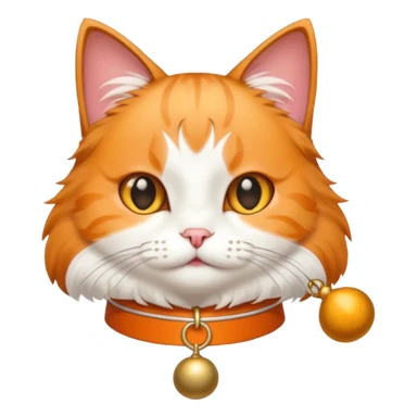 cat with bell coller that says anna sticker