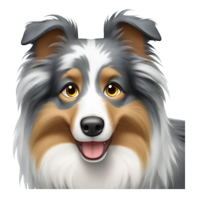 Blue Merle Shetland sheepdog sticker