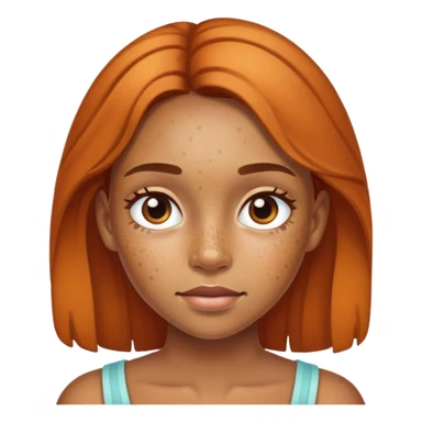 hyperpigmentation girl sticker