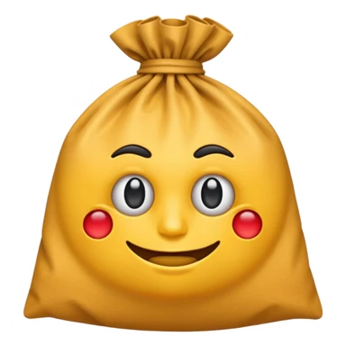 The face with bags under eyes emoji  sticker